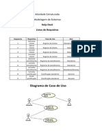 Atividade Estruturada - Modelagem de Sistema