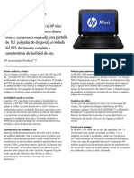 Especificaciones de HP Mini