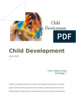 Child Development: Chen Cheng (Vicky) Sociology 1