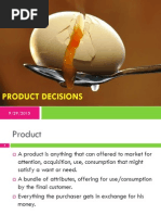 Product Decisions