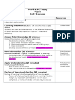 Yr 8 - Risky Business Lesson Plans