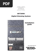 Art 2000 Install Dimmer Manual