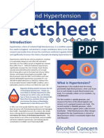 Alcohol and Hypertension Factsheet