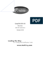 SY0-101 CompTIA SY0-101 Security+ Version 24.0