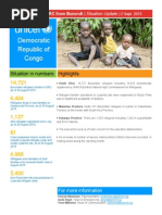 Burundi Crisis: Humanitarian Situation On 2nd September 2015 (#4)