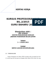 Kertas Kerja Kursus Guru Baharu b2 - 2015