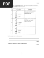 Chemistry Paper 3