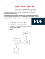 Using SNMP To Monitor The FortiGate Unit