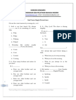 Soal Tenses Simple Present Terbaru