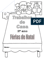 TPC de Férias de Natal - 2º Ano