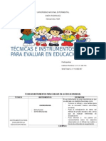 Trabajo de Tecnicas de Instrumentos para Evaluar