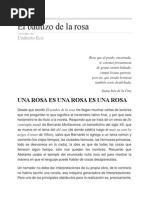 El Bautizo de La Rosa, UMBERTO ECO PDF