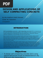 Design and Application of Self Compacting Concrete