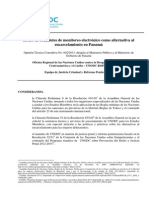 UNODC El Uso de Brazaletes de Monitoreo Electrónico Como Alternativa Al Encarcelamiento en Panamá Opinión Técnica Consultiva