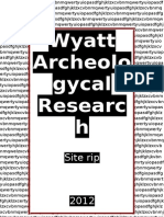 Wyatt Archeologycal Research