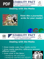 Dealing With The Media: Think Like A Journalist, Write For Your Reader!