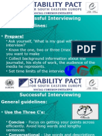 Successful Interviewing: General Guidelines