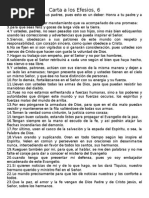 Carta A Los Efesios