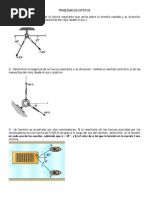 Problemas de Estática Universidad