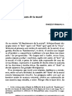 Sobre El Fundamento de La Moral - Enrique Serrano Gomez