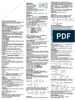 MATH2101 Cheat Sheet