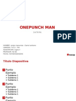 Onepunch Man: Administración Y Negocios