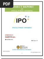 Initial Public Offering (Ipo)