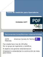 Curso de Medicion Unit Lact