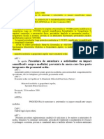 O 876-2004 Procedura de Autorizare A Activitatilor Cu Impact Semnificativ Asupra Mediului