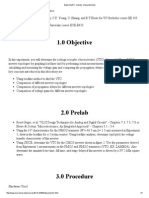 Experiment 5 - Inverter Characteristics