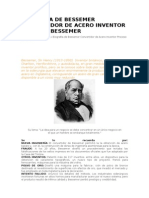 Biografia de Bessemer Convertidor de Acero Inventor Proceso Bessemer