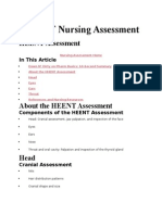 HEENT Nursing Assessment