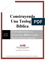 Contornos de La Teología Bíblica en El Nuevo Testamento