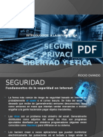 Seguridad, Privacidad, Libertad y Etica