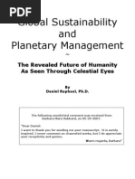 The Magisterial Son (Monjoronson) : GLOBAL SUSTAINABILITY AND PLANETARY MANAGEMENT