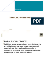 Homologacion de Aplicadores