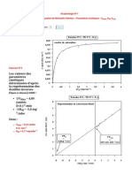 Travaux Diriges Correction Enzymologie Vitesse Maximale Constante Michaelis Catalytique Enseignement Et Recherche Biochimie Emmanuel Jaspard Universite Angers Biochimej