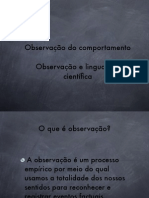 Observação Do Comportamento