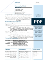 Curriculum Vitae Modelo4b Azul