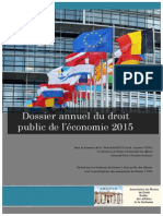 L'Année Du Droit Public Economique de l'AMDPAS