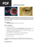 HEPATITIS A (Infectious Hepatitis)