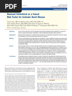 Remnant Cholesterol As A Causal Risk Factor For Ischemic Heart Disease