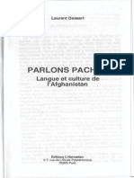 Dessart Parlons Pachto Langue Et Culture de Lafghanistan 1994 PDF