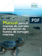 Manual para El Manejo de Corrales de Incubacion de Huevos de Tortugas Marinas PDF