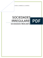 Sociedades Irregulares