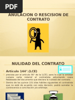 Resolución de Contrato