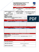 Proyecto Dotación Deportiva Ona 2014