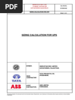 UPS Sizing Calculations