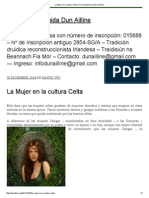 La Mujer en La Cultura Celta - Hermandad Druida Dun Ailline