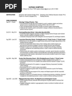 Sampson Resume